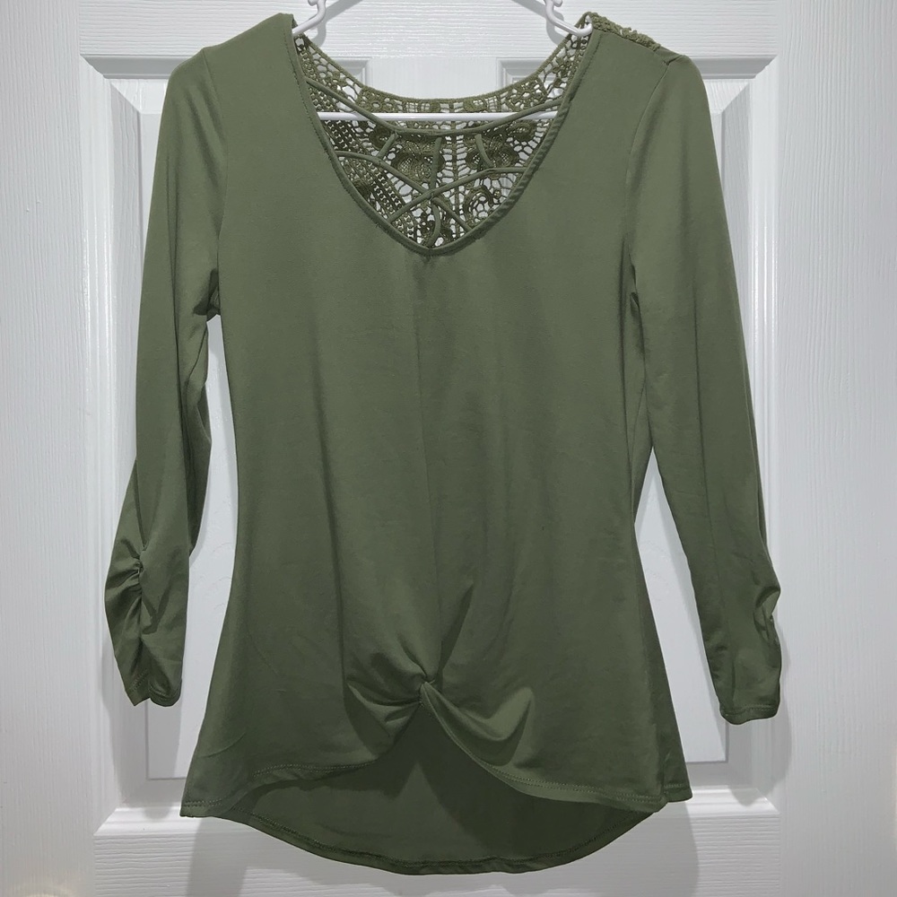 Green shirt